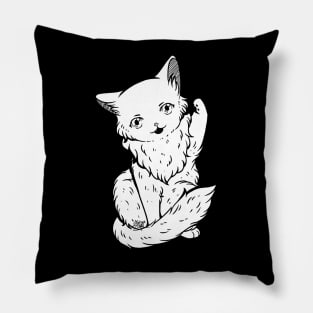 Kitty Final Boss Illustration Pillow