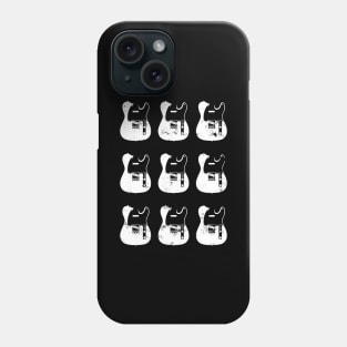 T-Style Electric Guitar Bodies Dark Theme Phone Case