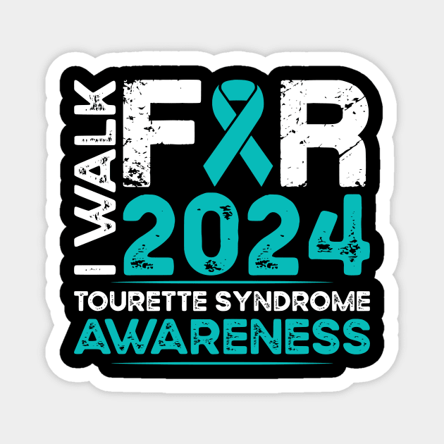 Tourette Syndrome Awareness 2024 Walk Magnet by mcoshop