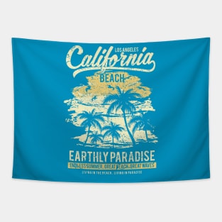 Sunny, California Beach, Paradise, LA Tapestry