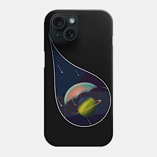 It's raining Planets - Raindrop Design Phone Case