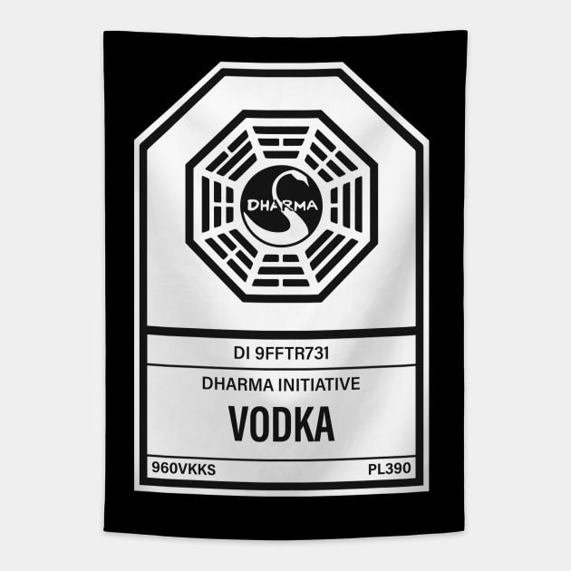 Dharma Initiative Vodka Tapestry by n23tees
