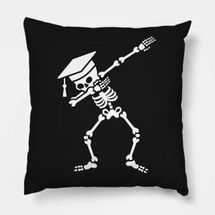 Dab skeleton dabbing student - pass exams Pillow