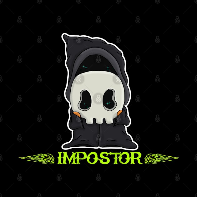 Imposter Creepy Cute Grim Reaper by Wanderer Bat