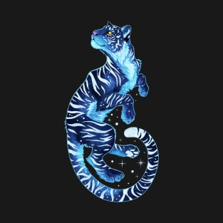 Blue Space Tiger T-Shirt