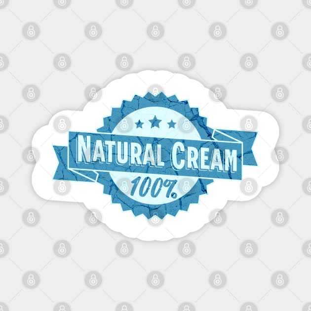 100% Natural Cream Magnet by WarFX Designs