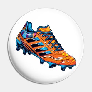 90s Retro Soccer Shoes Pin