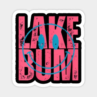 Lake Bum Summer Vacation Beach Family Matching Magnet