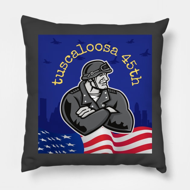 Tuscaloosa 45th Pillow by Benjamin Customs