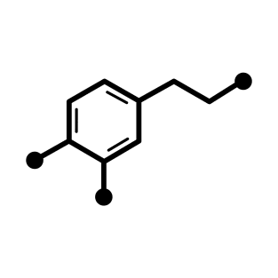 Dopamine Molecule T-Shirt