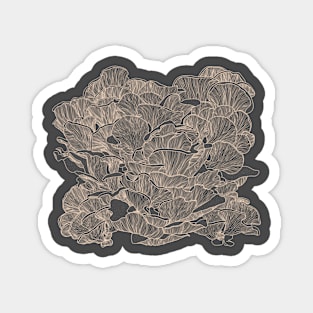 Oyster Mushrooms Magnet