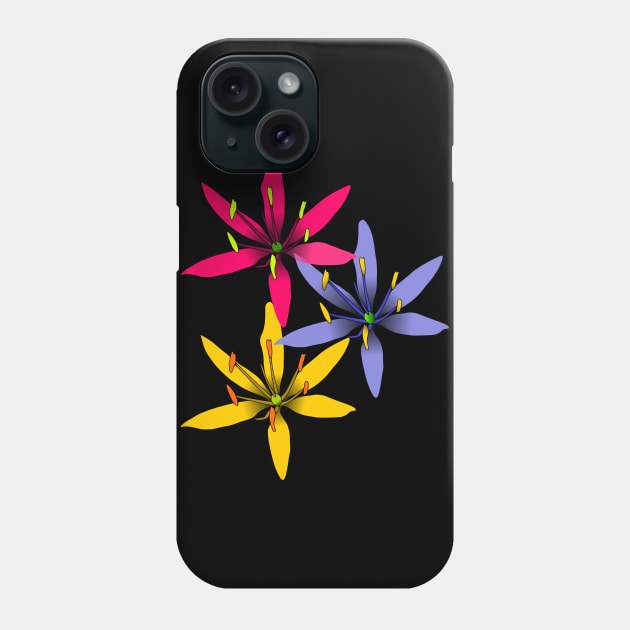 tropical flowers Phone Case by rh_naturestyles