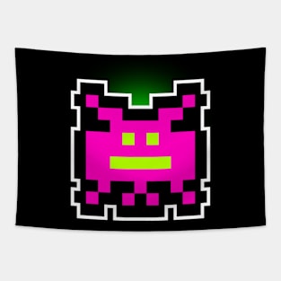 Pink invader 2 Tapestry