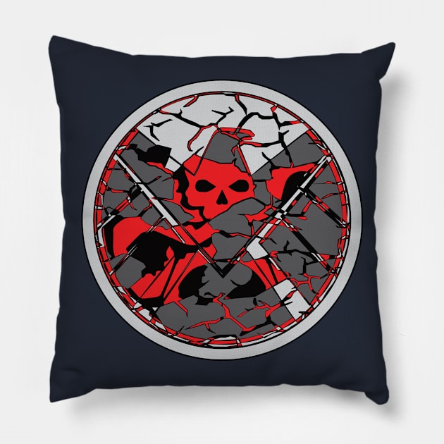 The Enemy Within Pillow by DeepDiveThreads