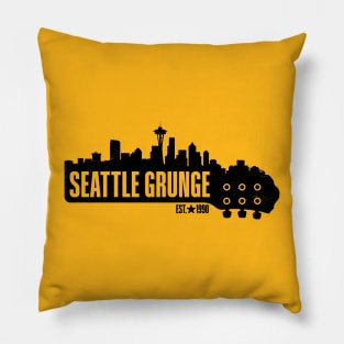 Seattle Grunge Music Pillow