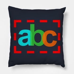 alphabets letters Pillow