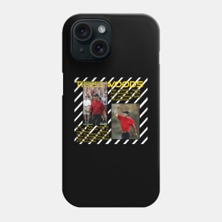 Tiger woods profile Phone Case