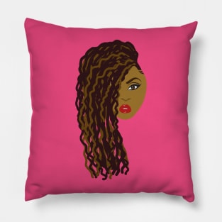 Curly Dreadlocks Pillow