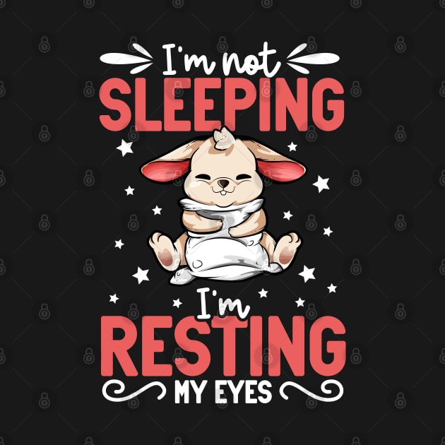 Bunny - I'm not sleeping I'm resting my eyes by Modern Medieval Design