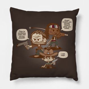 Talking Heads: Rick Carl Michonne Pillow