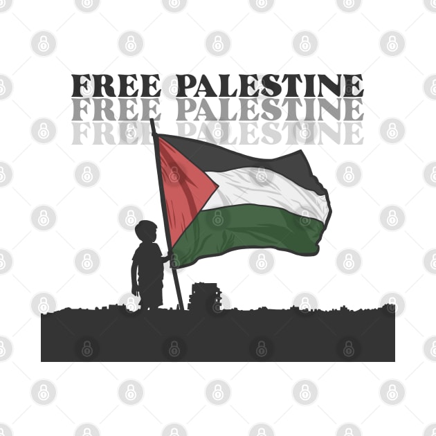 FREE PALESTINE by KEMOSABE