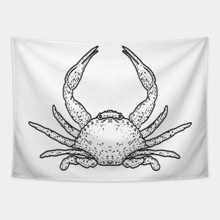 Crab drawing Tapestry