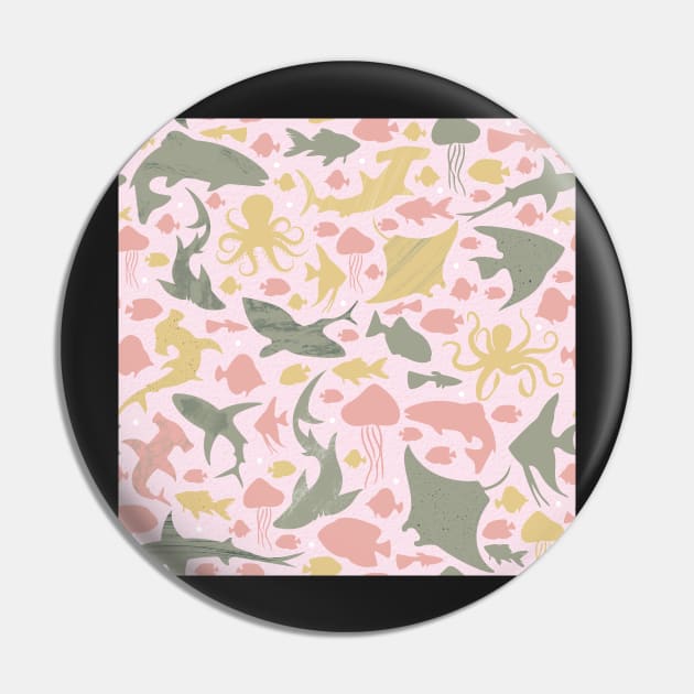 Fish in the pink sea Pin by colorofmagic