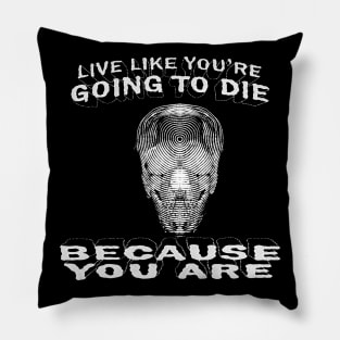 Skull to death Pillow