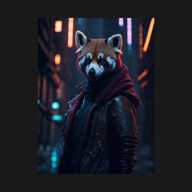 Red Panda Rain Rebel by star trek fanart and more