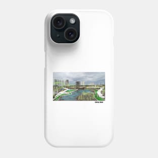 tajamar manglar ecopop landscape designing intervention Phone Case