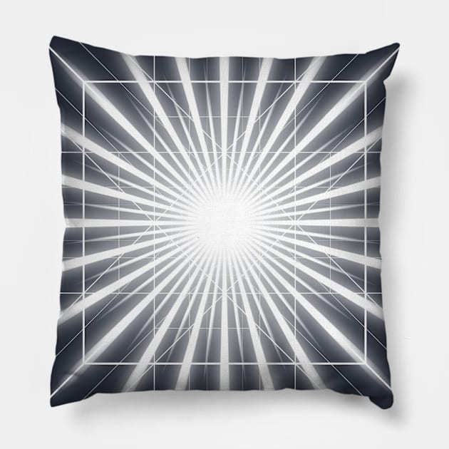 Cubical Focus - On the Back of Pillow by ShineYourLight