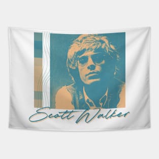 Scott Walker / Retro Aesthetic Fan Design Tapestry