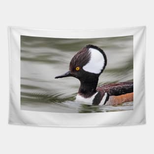 Closeup Hoody - Hooded Merganser Tapestry