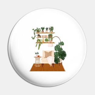 Bohemian Interior With Plants 3 Pin