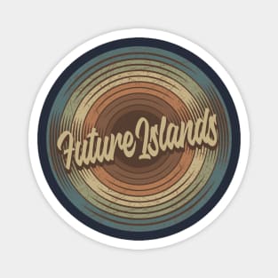 Future Islands Vintage Vinyl Magnet