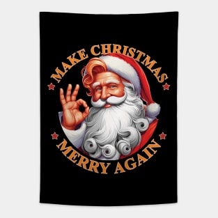 Make Christmas Merry Again! Xmas tee for president fans! Tapestry