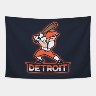 Detroit Baseball Tapestry