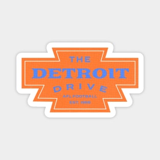 Defunct Detroit Drive Arena Football 1988 Magnet