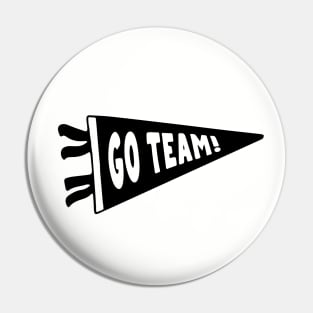 Go Team! Sports Pin