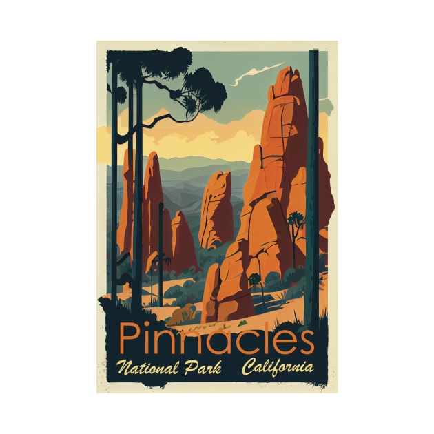 Pinnacles National Park California by GreenMary Design