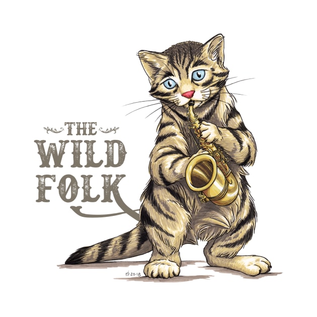 The Wild Folk - Wild Cat on Sax by shiro