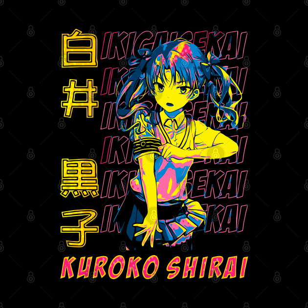 Kuroko Shirai Pop Art | IKIGAISEKAI V4 by IKIGAISEKAI