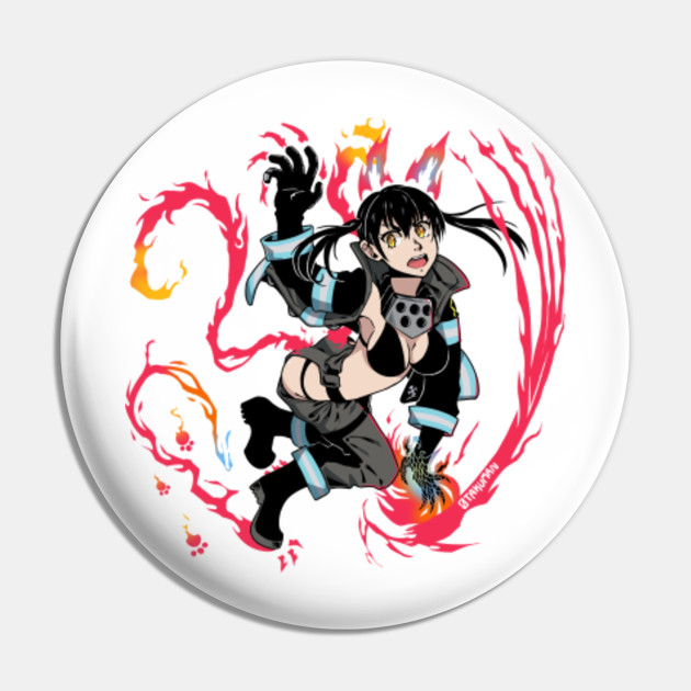 Fire Force Tamaki Fire Force Pin Teepublic