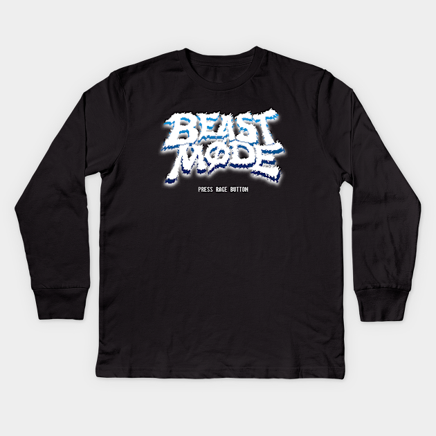 Altered Beast Mode Altered Beast Kids Long Sleeve T Shirt Teepublic - altered beast shirt roblox