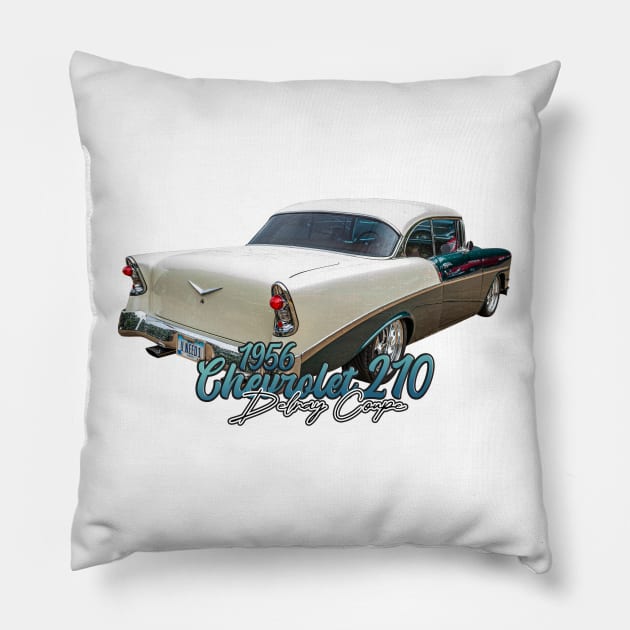 1956 Chevrolet 210 Delray Coupe Pillow by Gestalt Imagery
