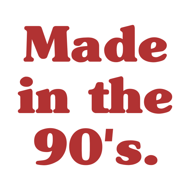 Made in the 90s by Riel