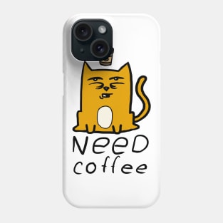 I need coffee CAT Phone Case