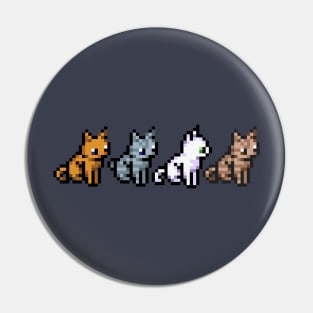 Cats pixels Pin