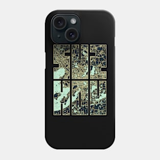 Suzhou, Jiangsu, China City Map Typography - Summer Phone Case