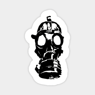 Vintage Gas Mask -- Black Edition Magnet